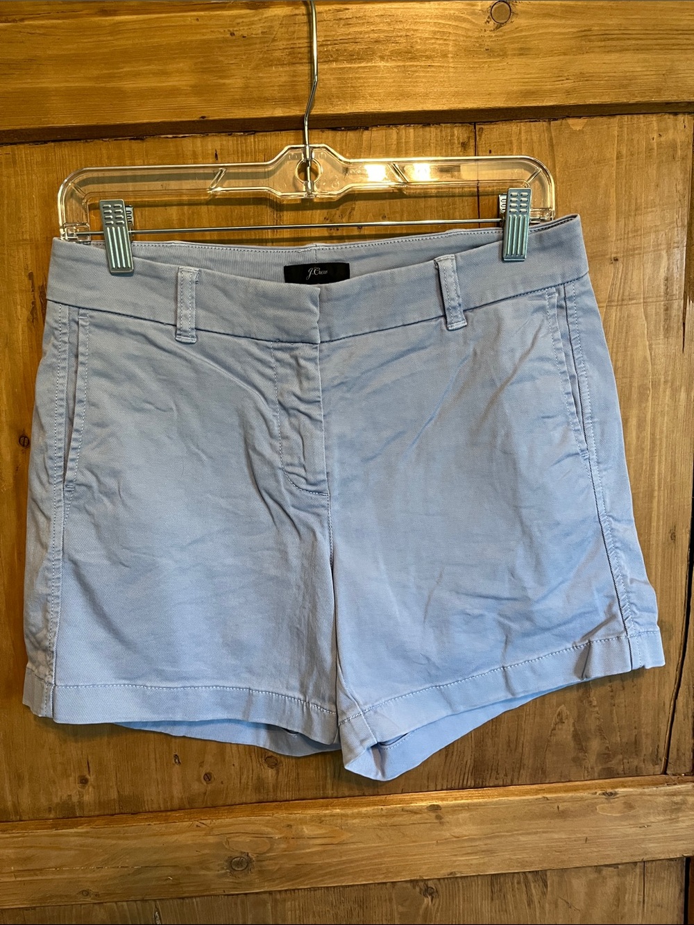 J. Crew 5” Pale Blue Cotton Chino Shorts 2